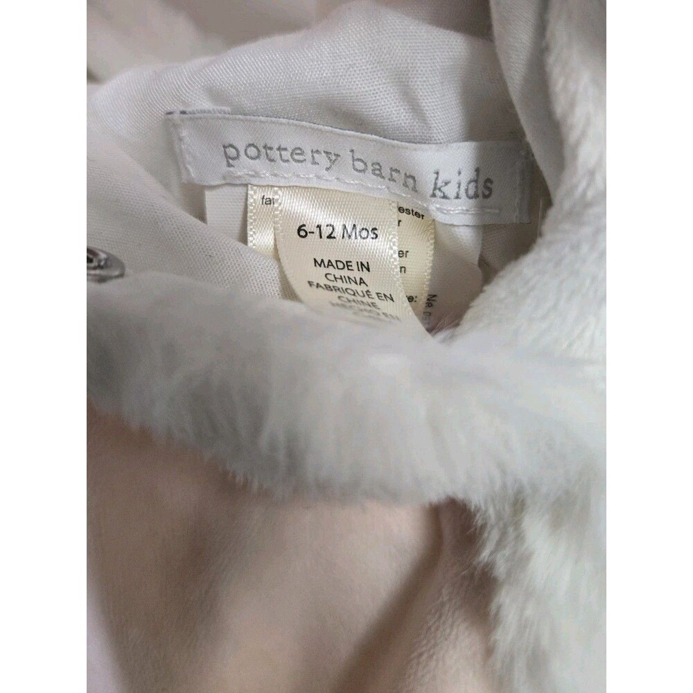 Pottery Barn Kids Baby Cow Costume 6-12 Months Plush Halloween - Picture 3 of 3